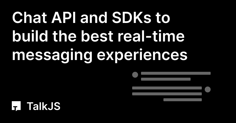 TalkJS social card